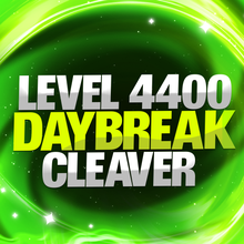 Imagem da oferta LEVEL 4400 + DAYBREAK CLEAVER + GEMAS ALEATÓRIAS + ITENS ALEATÓRIOS