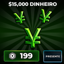 Imagem da oferta 15000 Dinheiro (199 Robux)